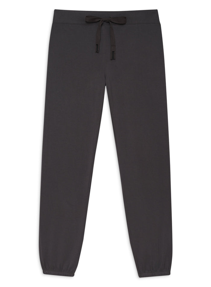 Softest Fleece Drawstring Sweatpant in Ash front