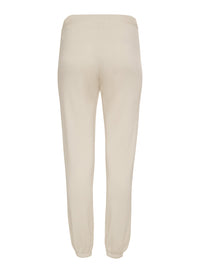 cream drawstring sweatpant