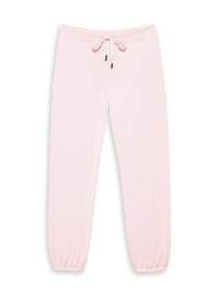 Softest Fleece Drawstring Sweatpant in Powder