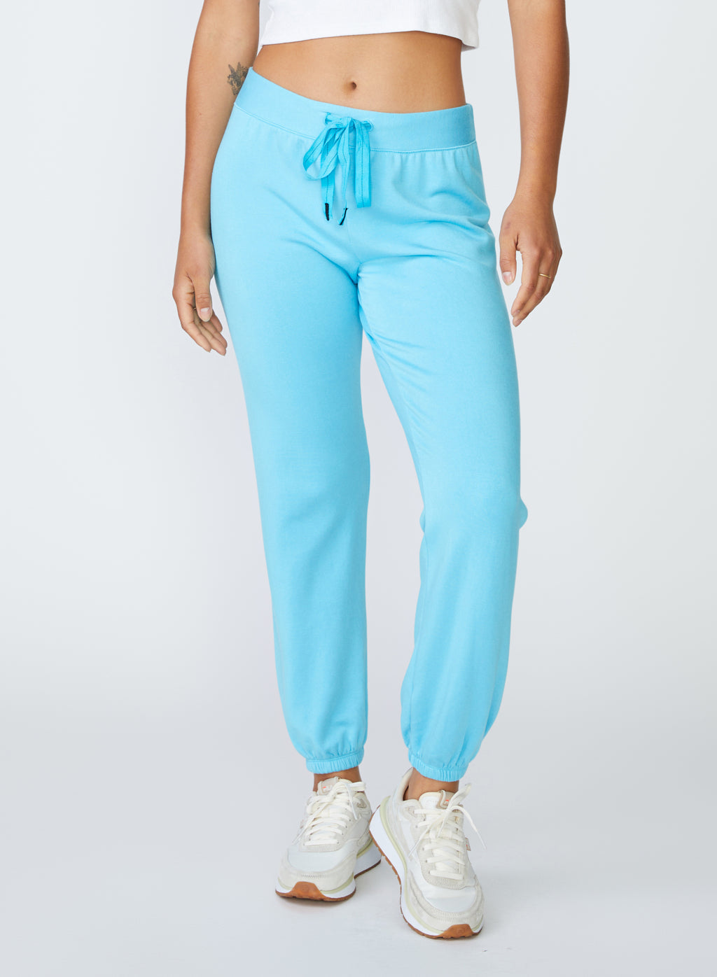 light blue sweatpant