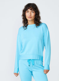 light blue sweatshirt