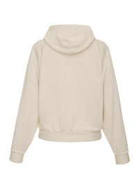 cream softest fleece zip hoodie