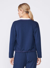 blue softest fleece cardigan