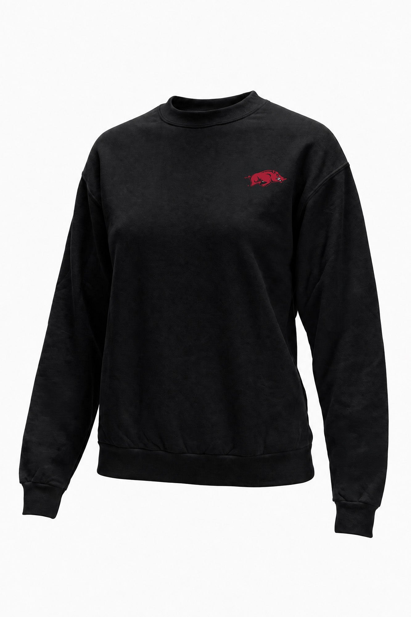 Arkansas Logo Softest Fleece Crewneck Womens Sweatshirt
