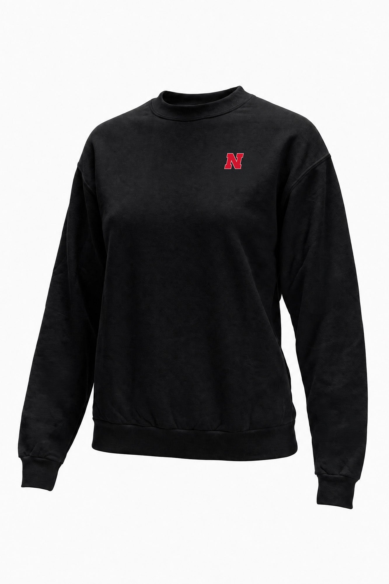 Nebraska Logo Softest Fleece Crewneck Womens Sweatshirt