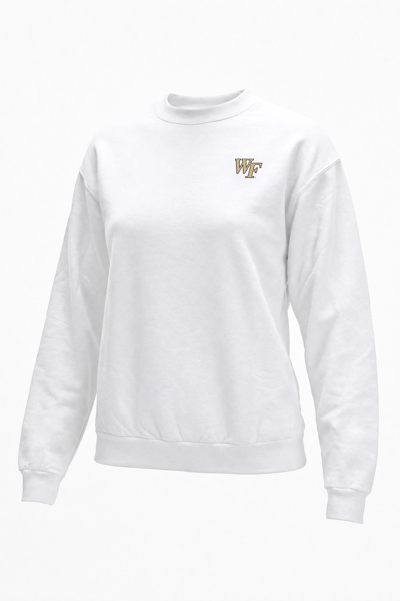 Wake Forest Logo Softest Fleece Crewneck Womens Sweatshirt
