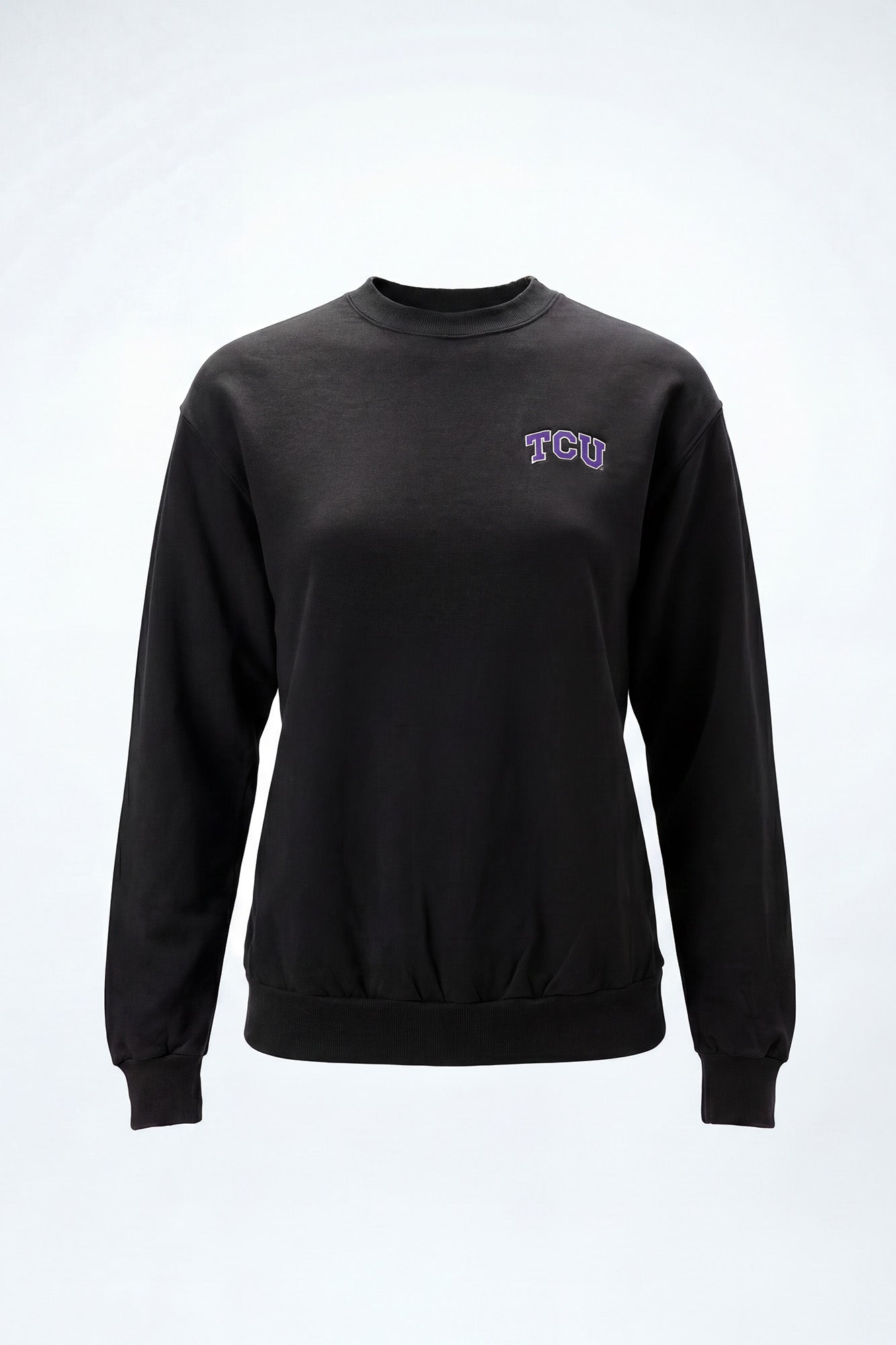 Texas Christian Logo Softest Fleece Crewneck Womens Sweatshirt