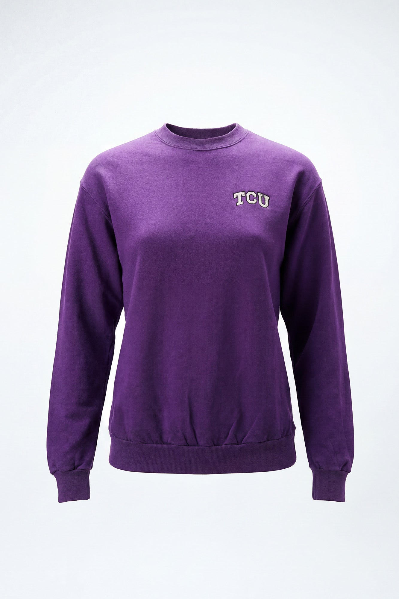 Texas Christian Logo Softest Fleece Crewneck Womens Sweatshirt