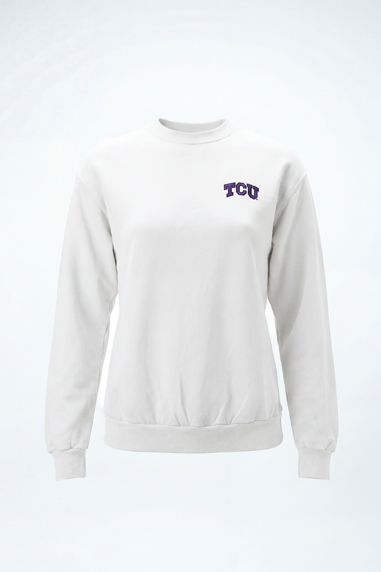 Texas Christian Logo Softest Fleece Crewneck Womens Sweatshirt