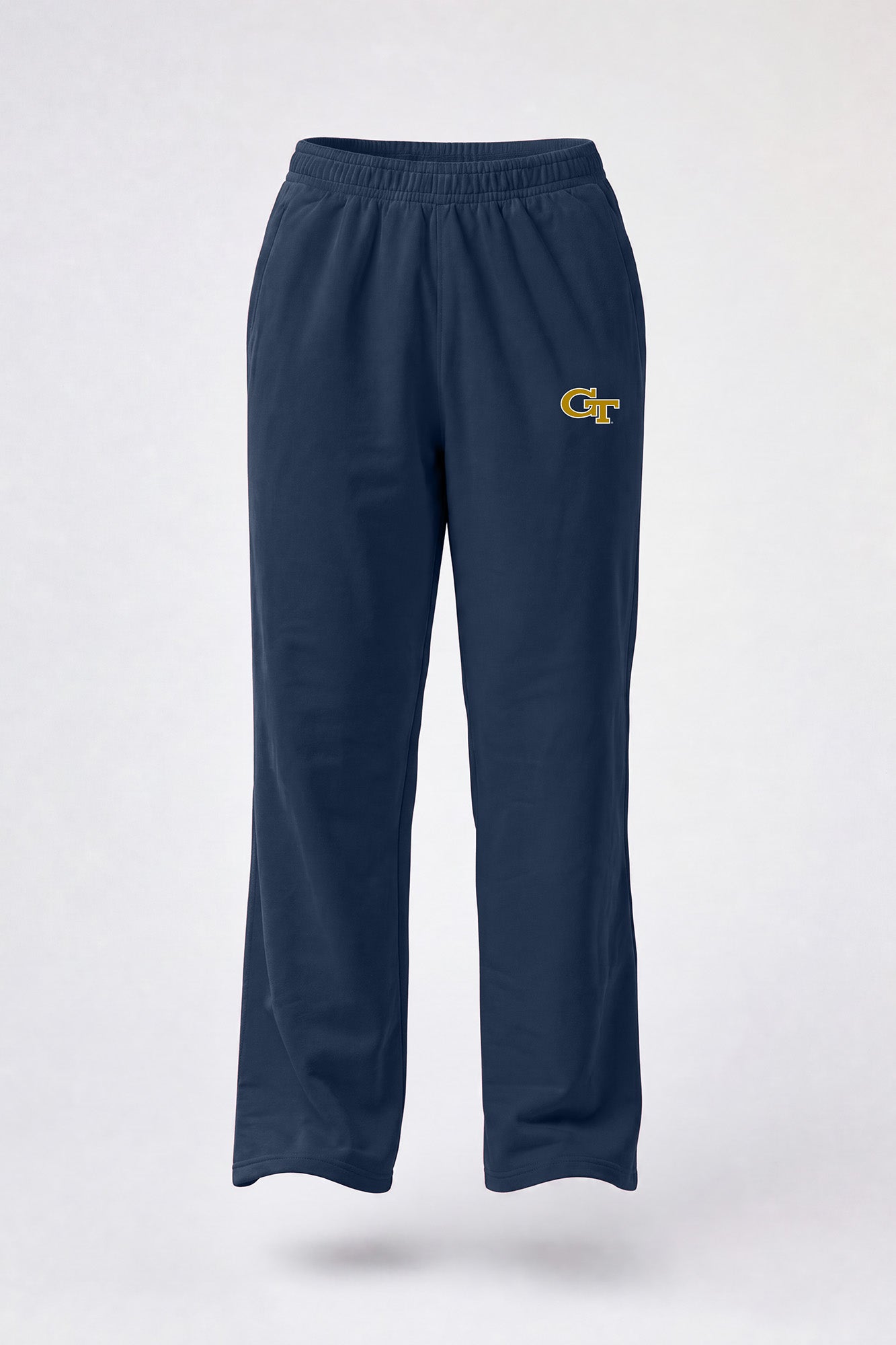 Georgia Tech Logo Softest Fleece Straight Leg Womens Sweatpant