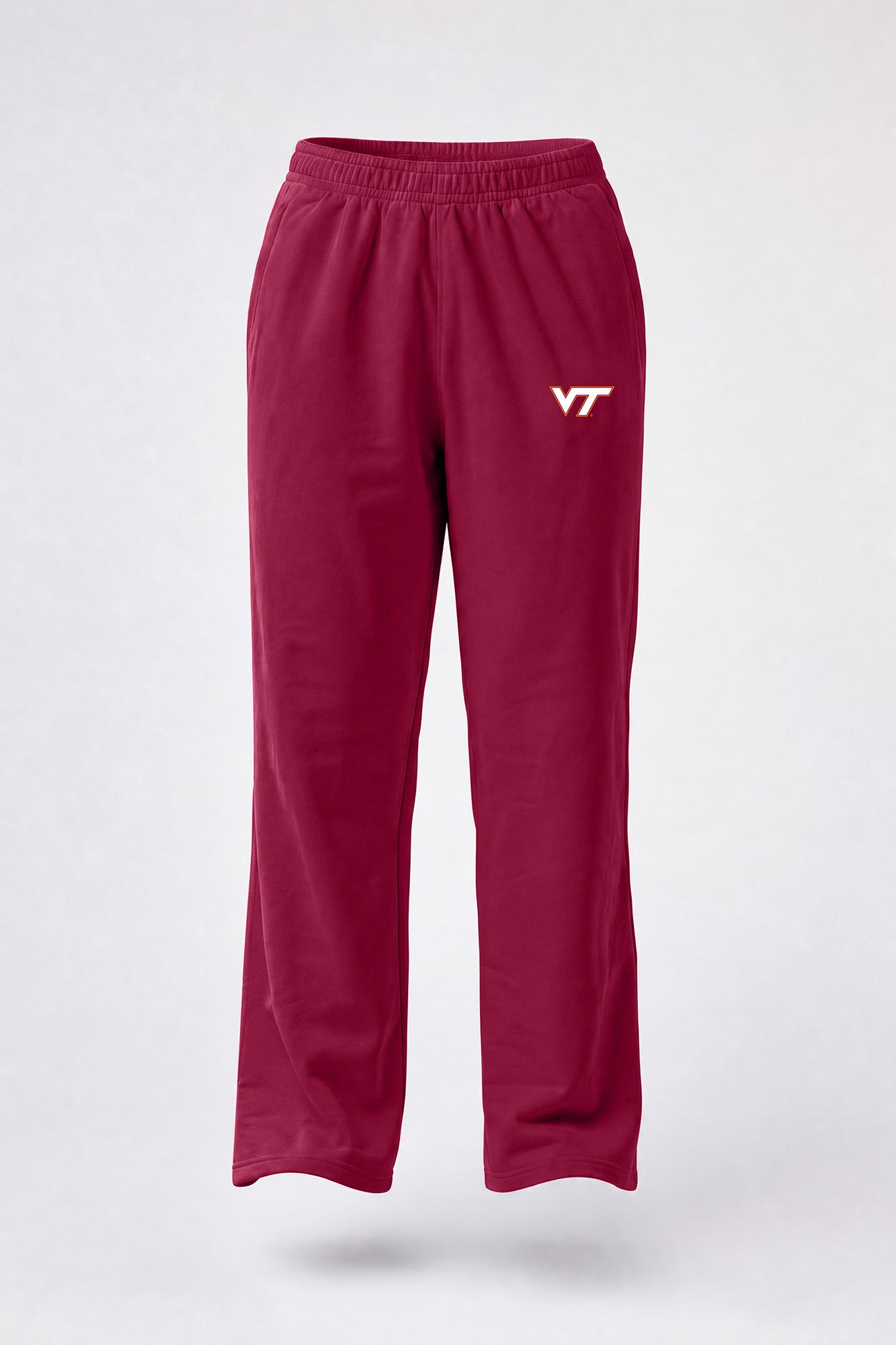 Virginia Tech Logo Softest Fleece Straight Leg Womens Sweatpants