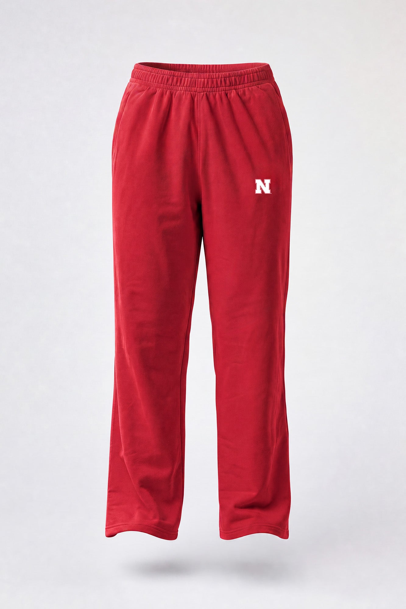 Nebraska Logo Softest Fleece Straight Leg Womens Sweatpant