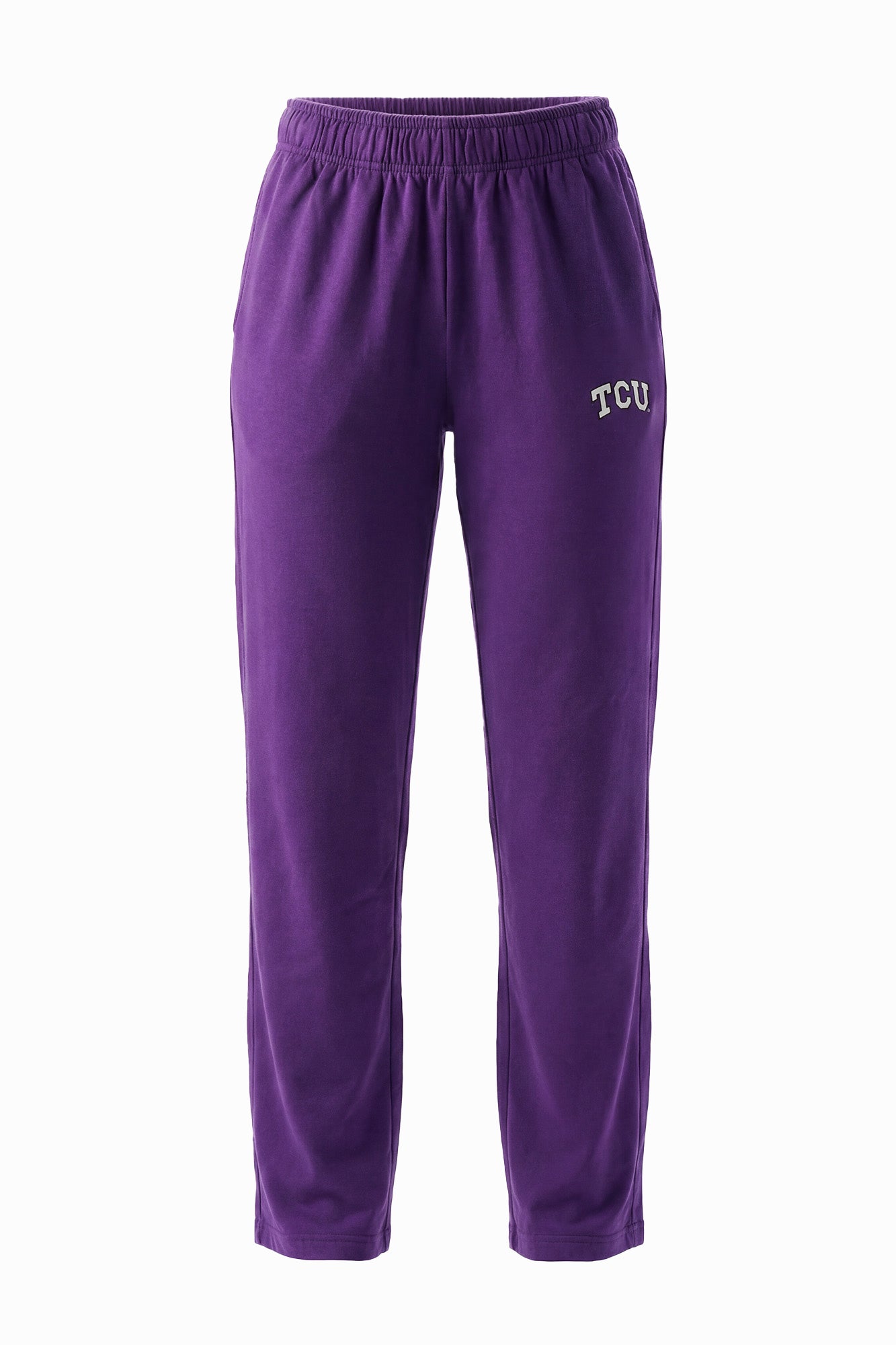 TCU Logo Softest Fleece Straight Leg Womens Sweatpants