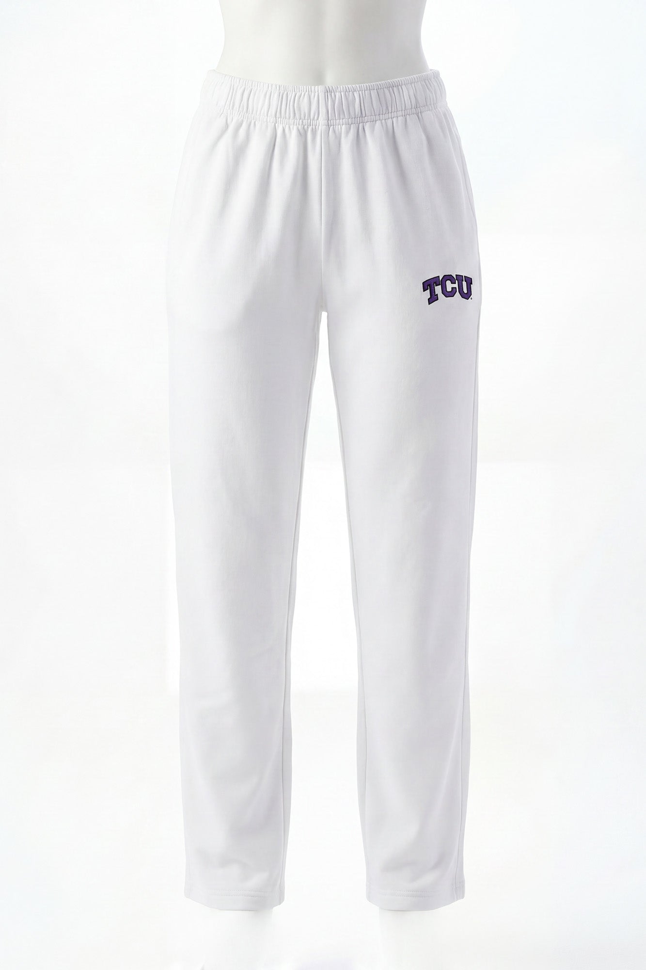 Texas Christian Logo Softest Fleece Straight Leg Womens Sweatpants