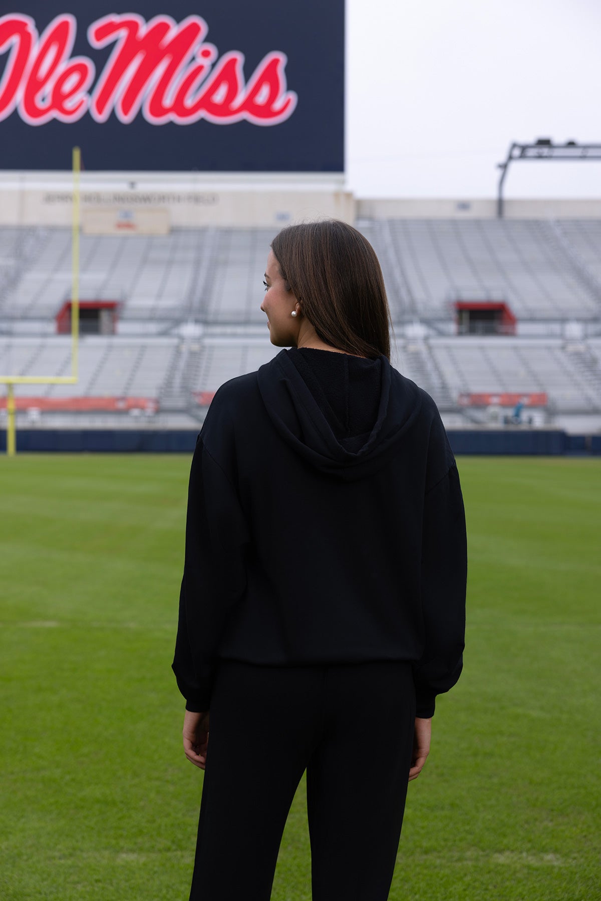 Ole Miss Logo Softest Fleece Womens Hoodie