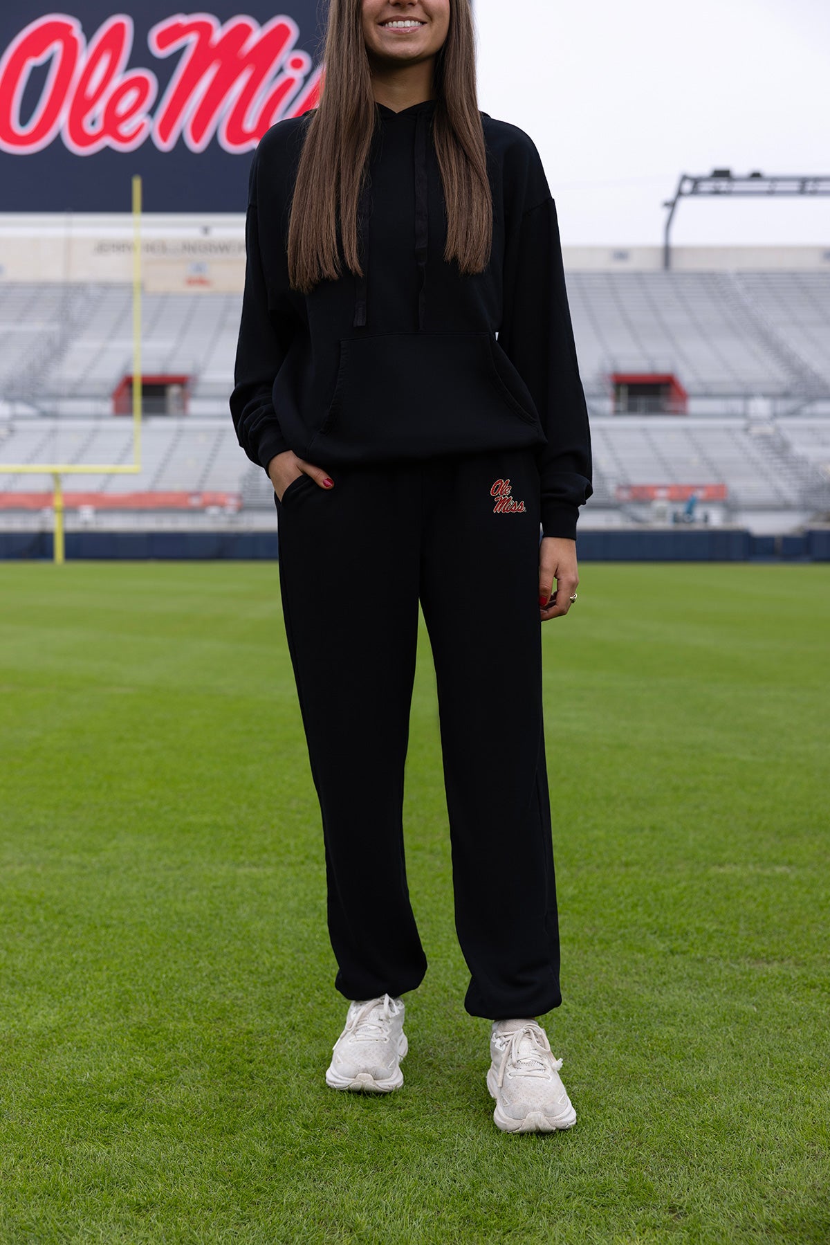 Ole Miss Logo Softest Fleece Womens Jogger