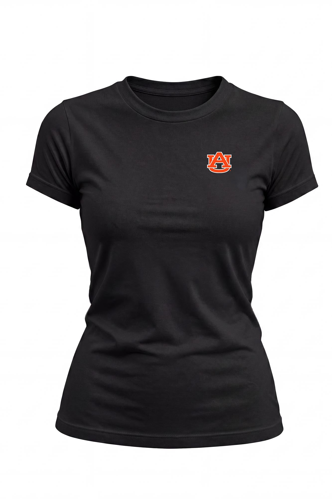 Auburn Logo Cloud Knit Crew Neck Womens Tee