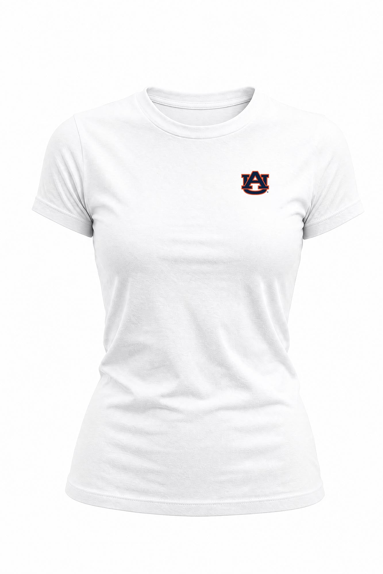 Auburn Logo Cloud Knit Crew Neck Womens Tee