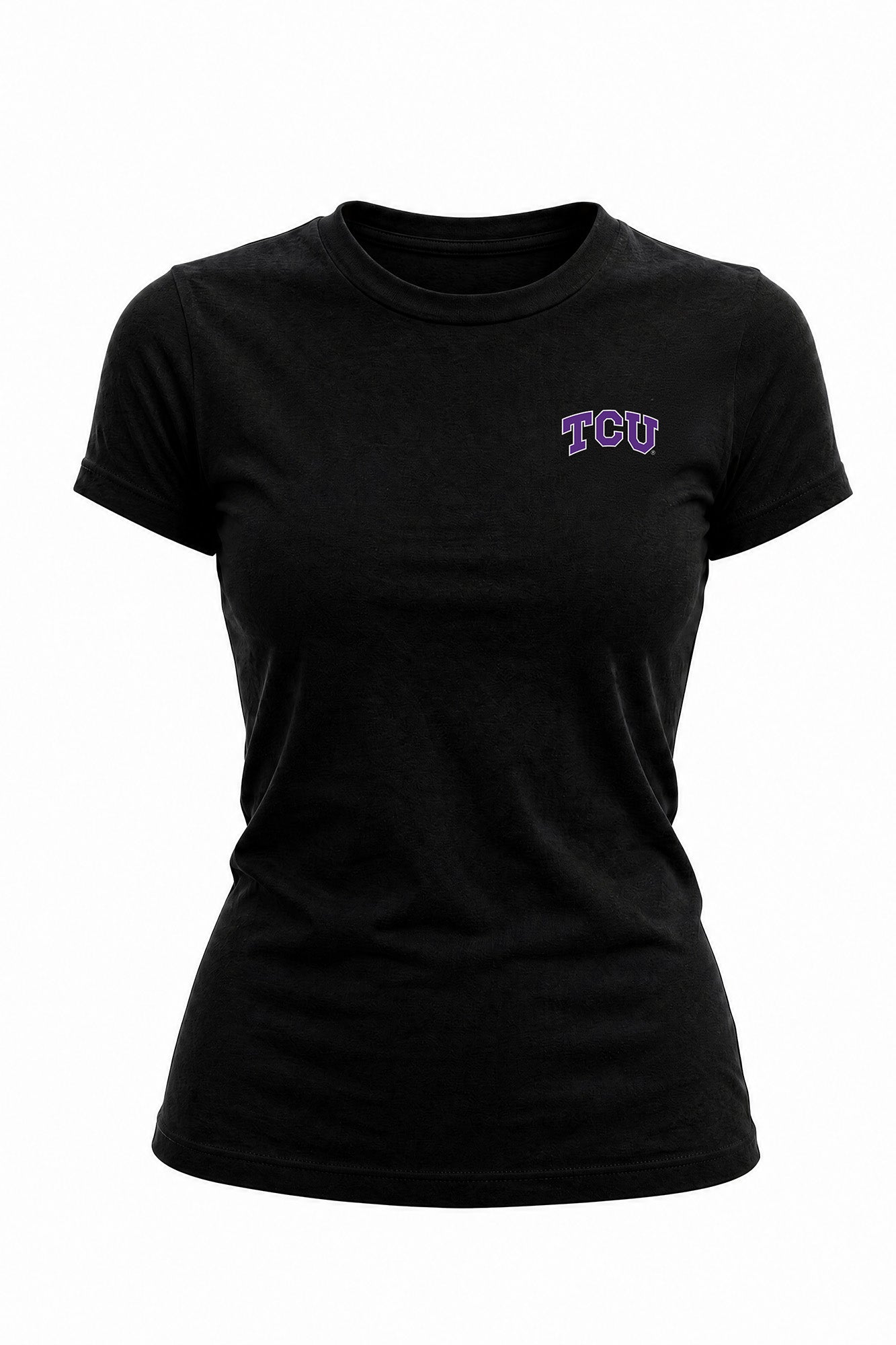Texas Christian Logo Cloud Crew Neck Womens Tee