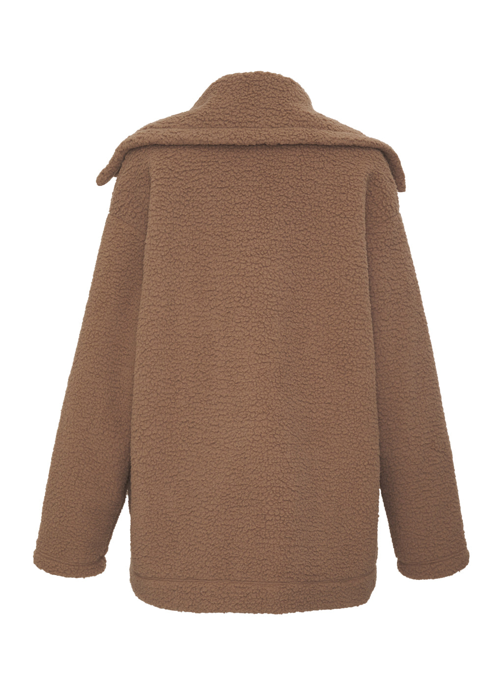 Double Face Sherpa Oversized Throw in Mocha