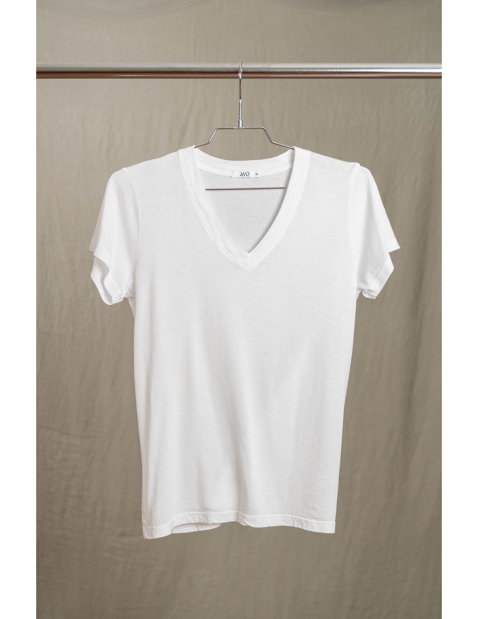 Butter Soft V-Neck in White