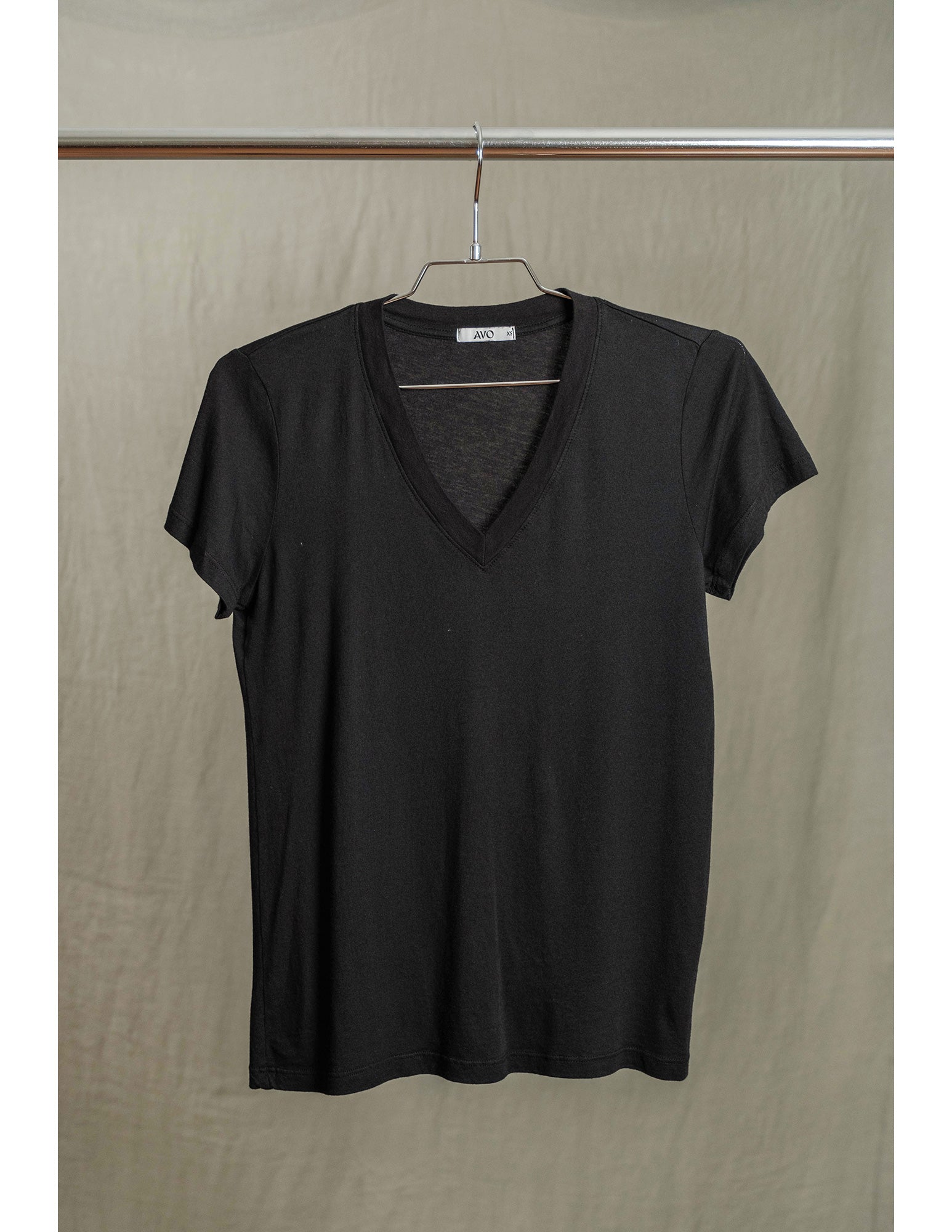 Butter Soft V-Neck in Black