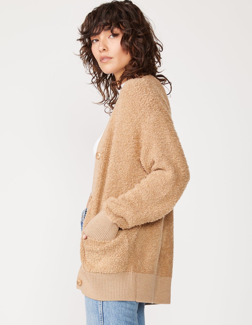 Rabassa Cardigan in Camel