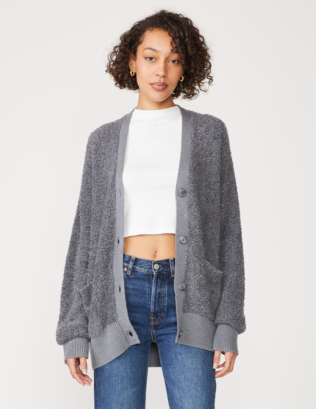 Rabassa Cardigan in Charcoal