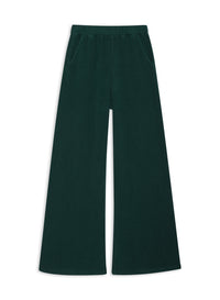 Sherpa Wide Leg Trouser in Rainforest-front