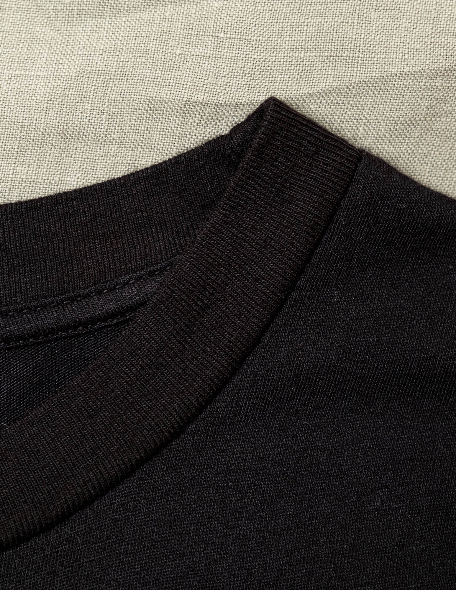Butter Soft Short Sleeve Boxy Crop Tee in Black