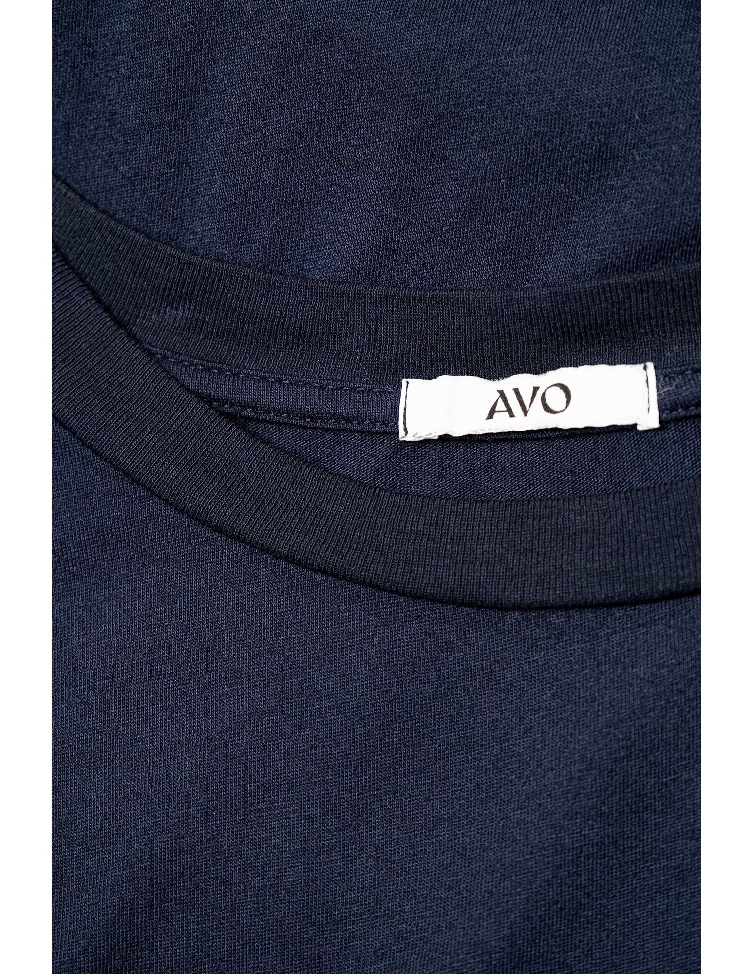 Butter Soft Short Sleeve Boxy Crop Tee in Navy