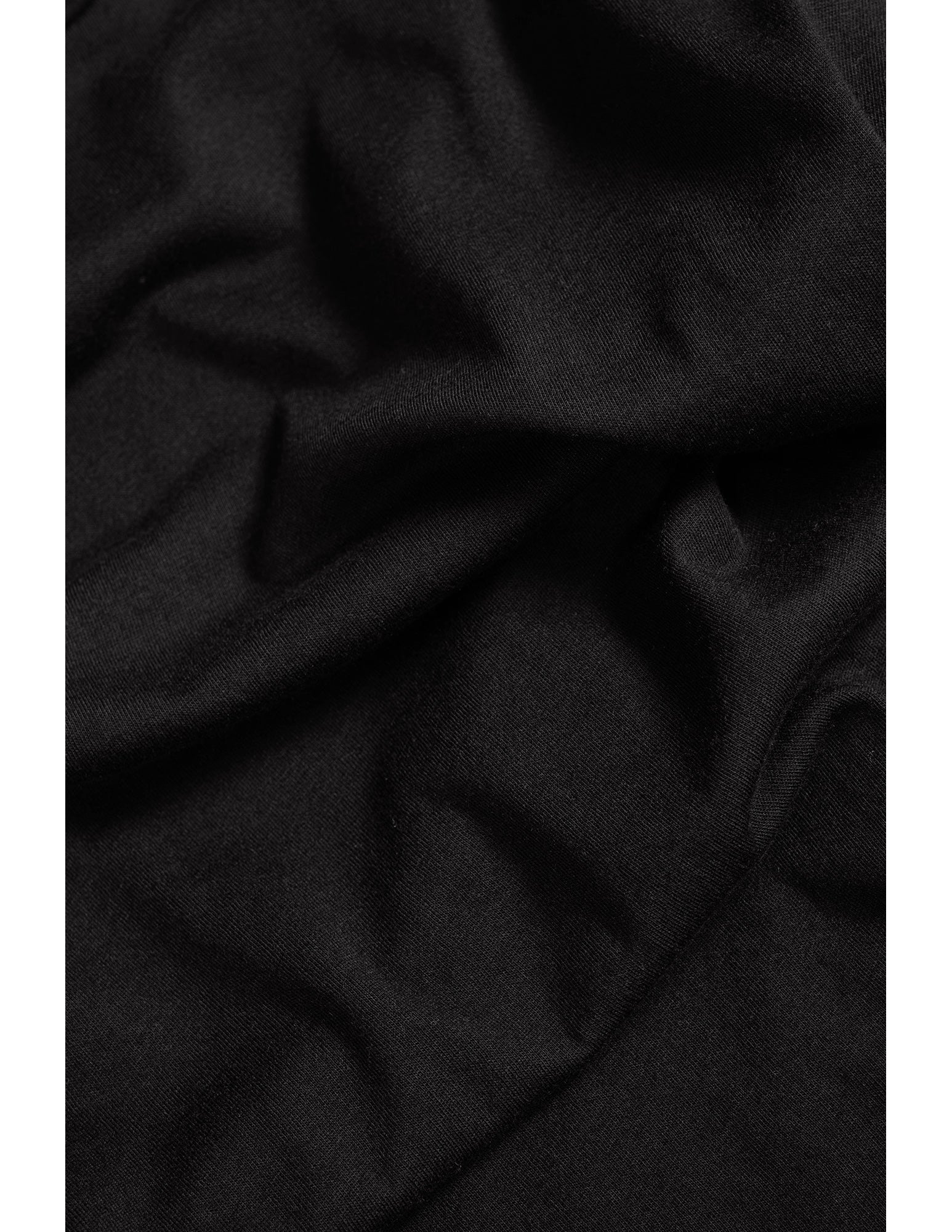 Butter Soft Short Sleeve Boxy Crop Tee in Black