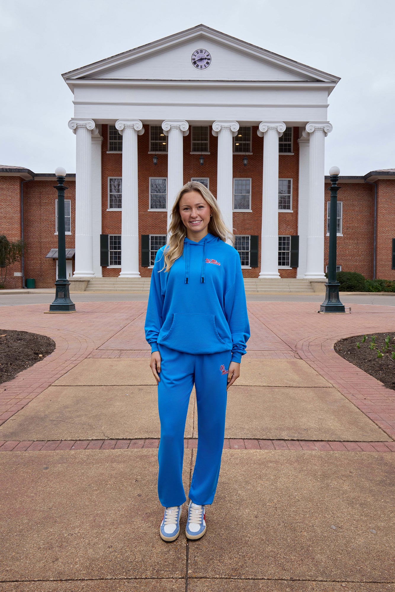 Ole Miss Logo Softest Fleece Womens Hoodie