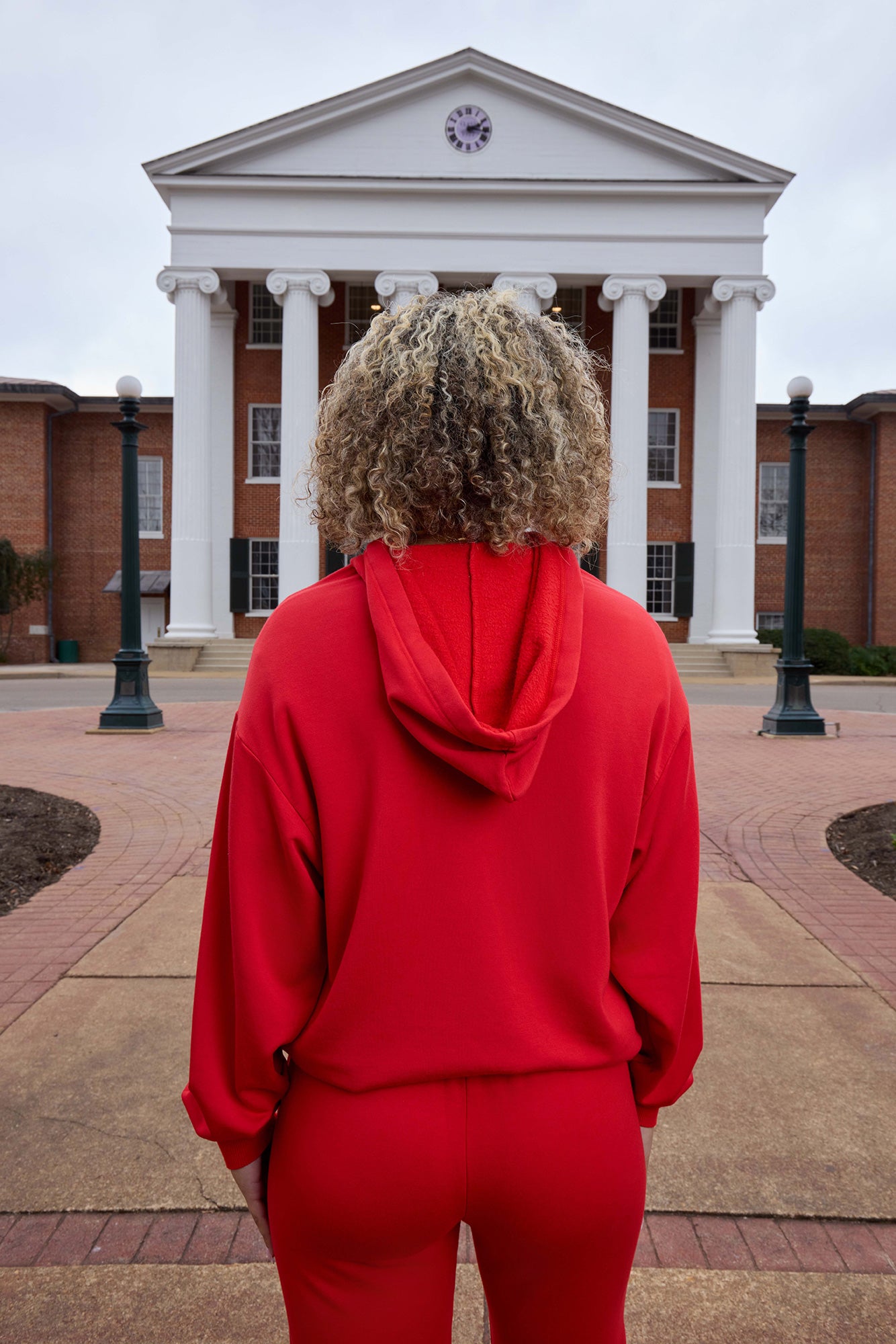 Ole Miss Logo Softest Fleece Womens Hoodie