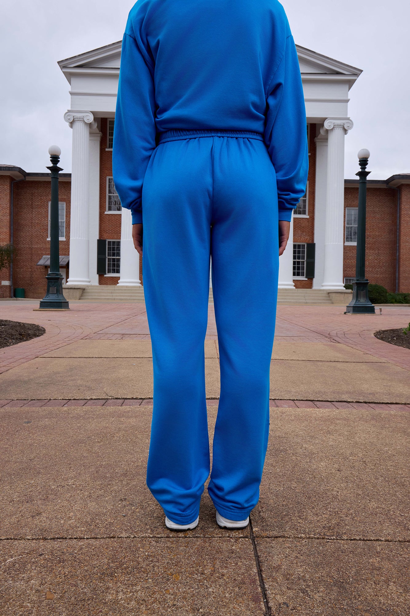 Ole Miss Logo Softest Fleece Straight Leg Womens Sweatpant