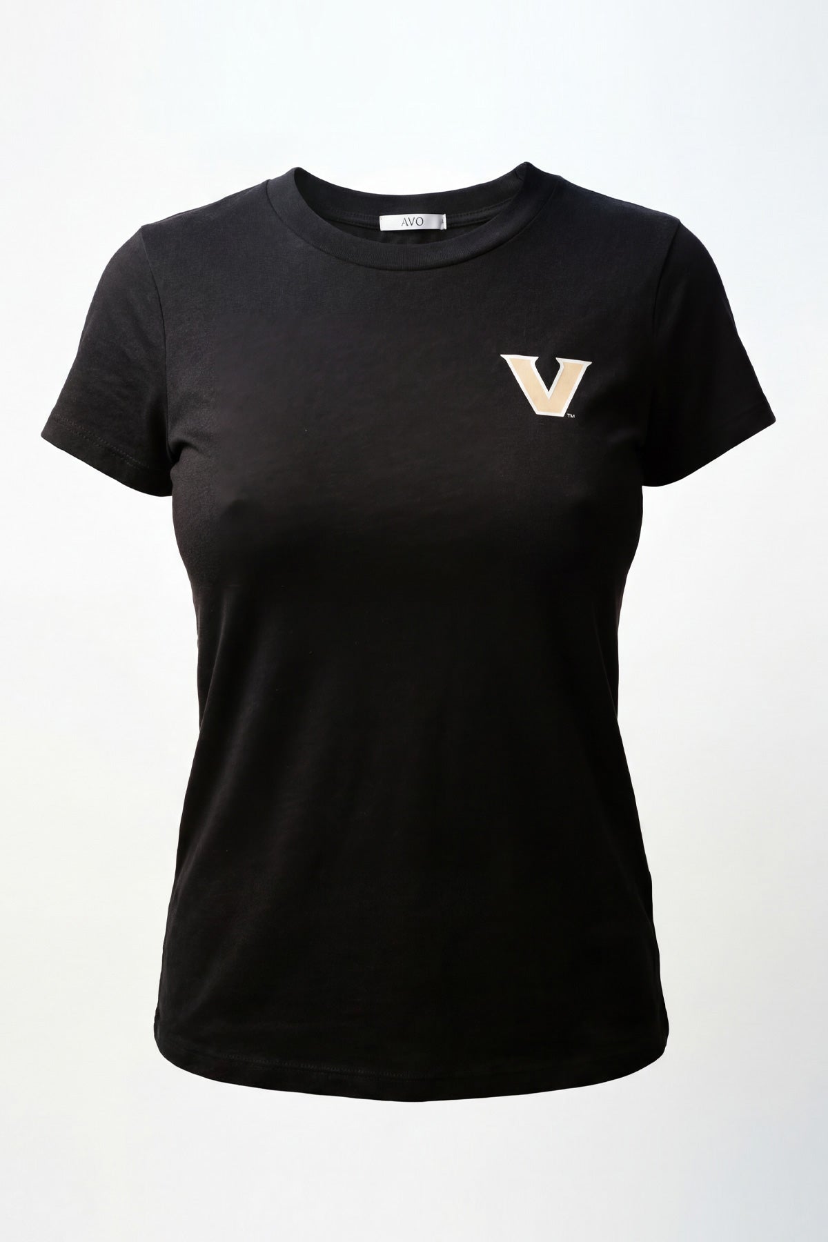 VANDY Logo Cloud Knit Crew Neck Womens Tee
