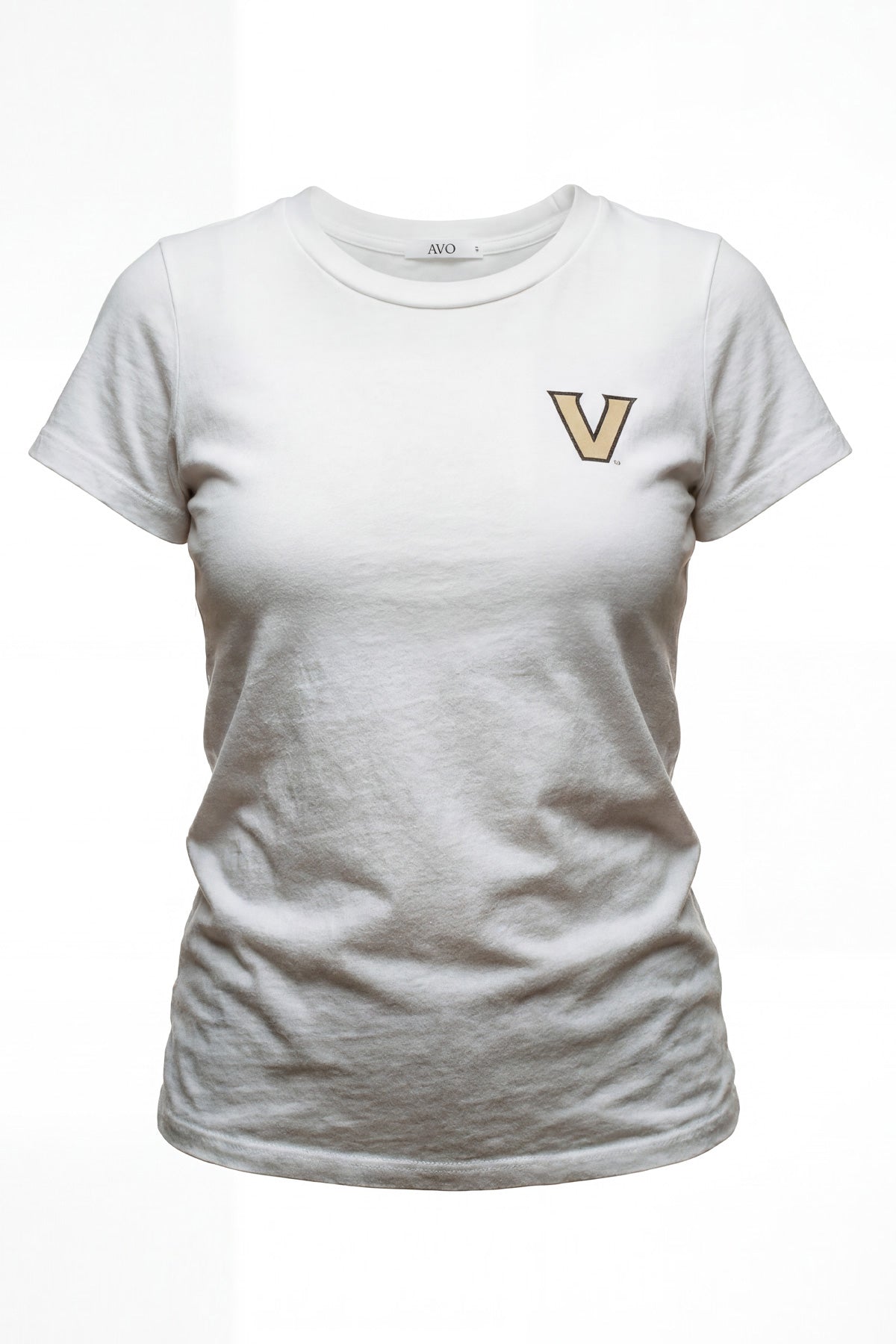 VANDY Logo Cloud Knit Crew Neck Womens Tee