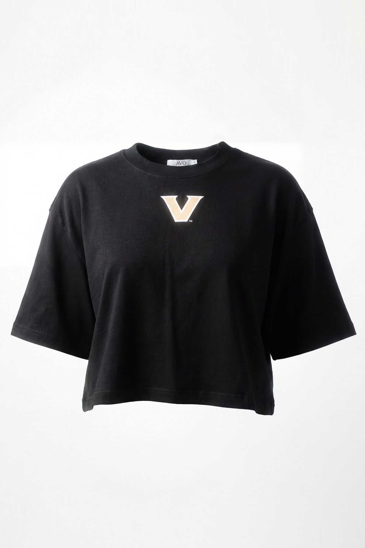 VANDY Logo Cloud Boxy Crop Womens Tee