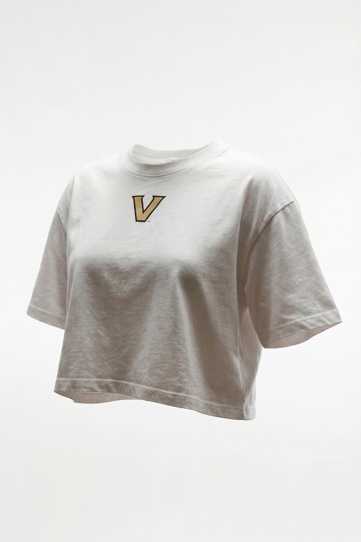 VANDY Logo Cloud Boxy Crop Womens Tee