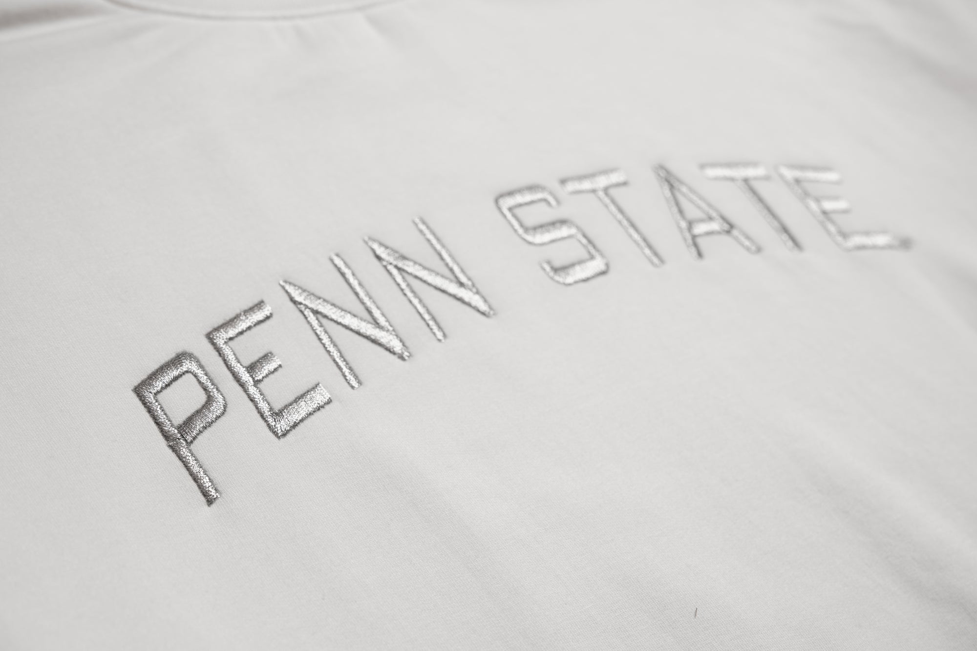 Penn State Women's Softest Fleece Crewneck with Silver Embroidered Vault Logo