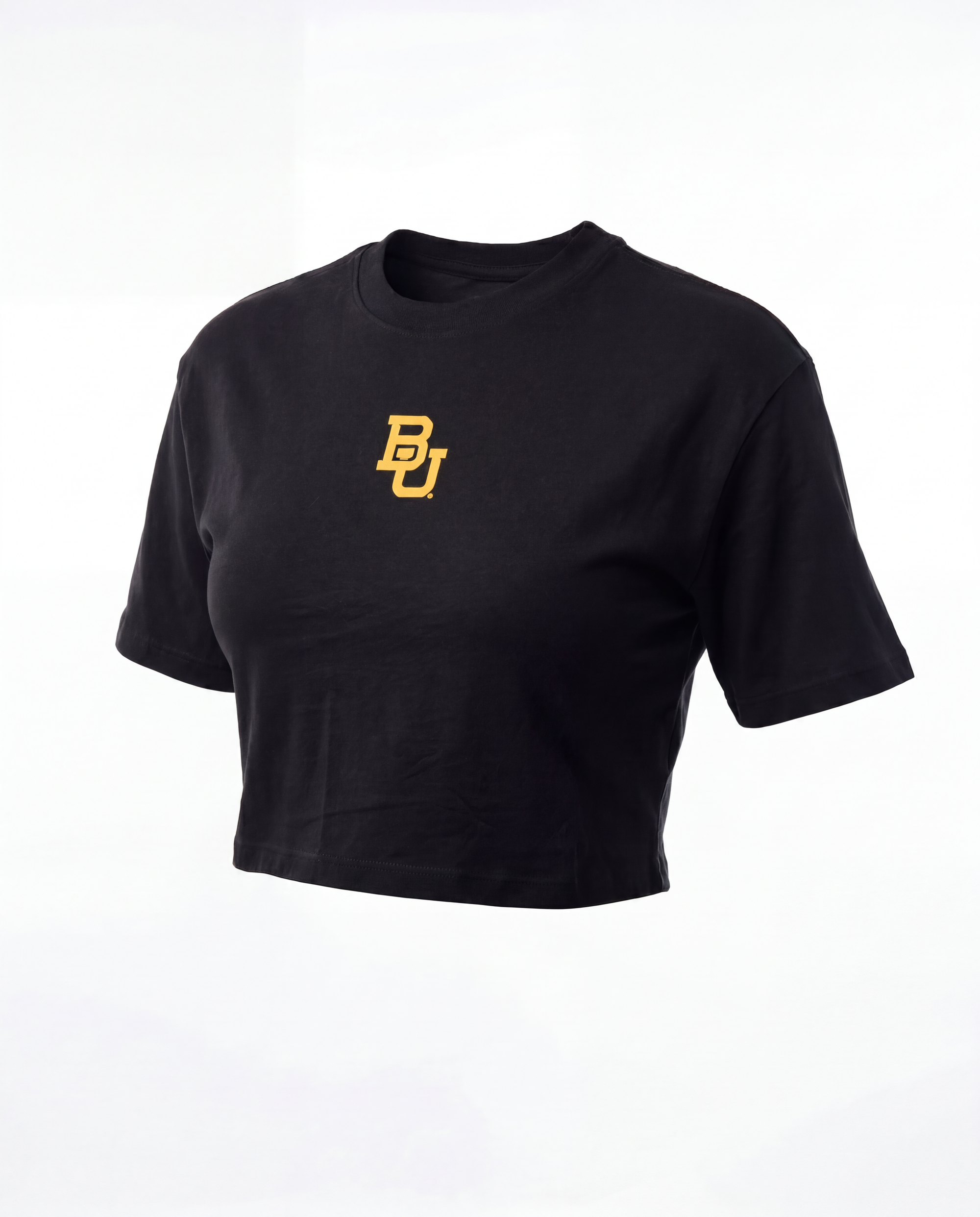Baylor Logo Cloud Boxy Crop Womens Tee