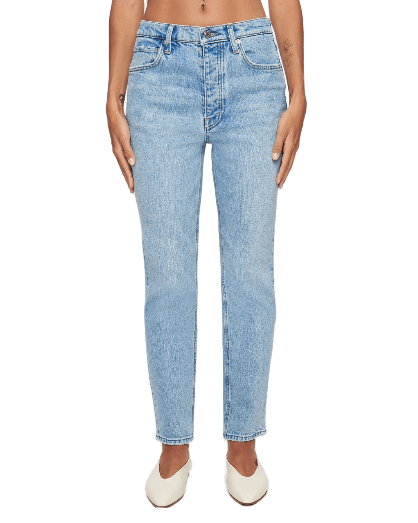 ABSLT Vintage Straight Jeans in Diffusion