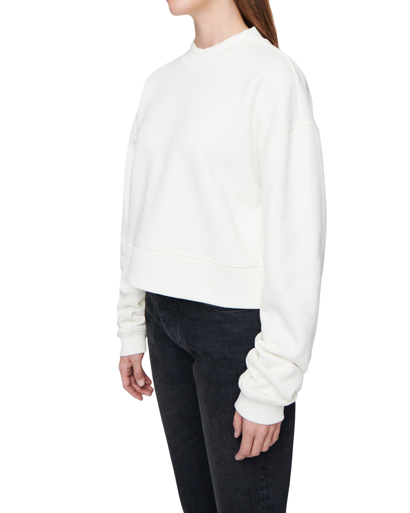 Mock Neck in Off White