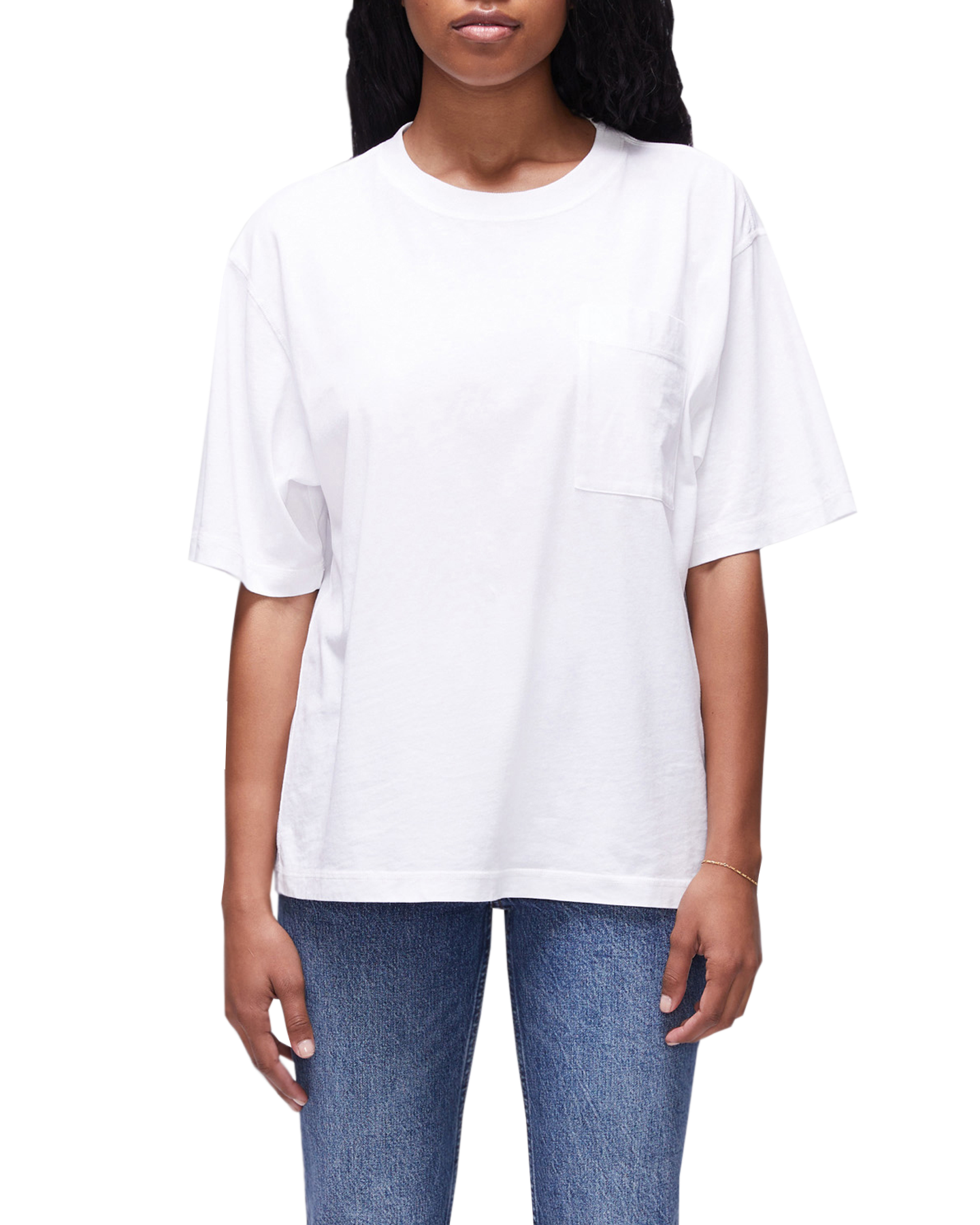 Relaxed Tee in White