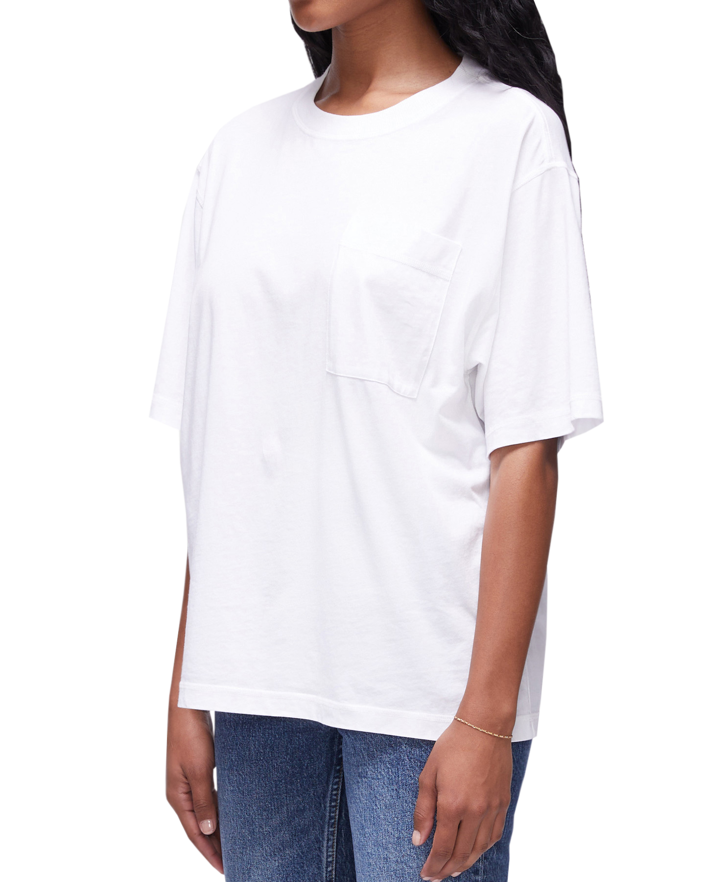 Relaxed Tee in White