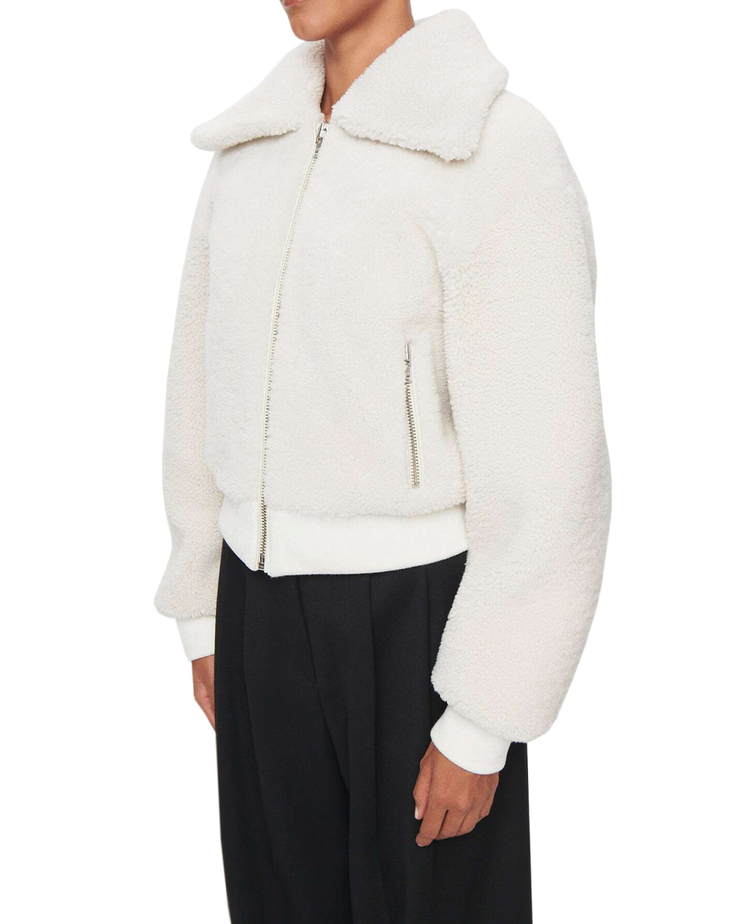 Shearling Jacket in White