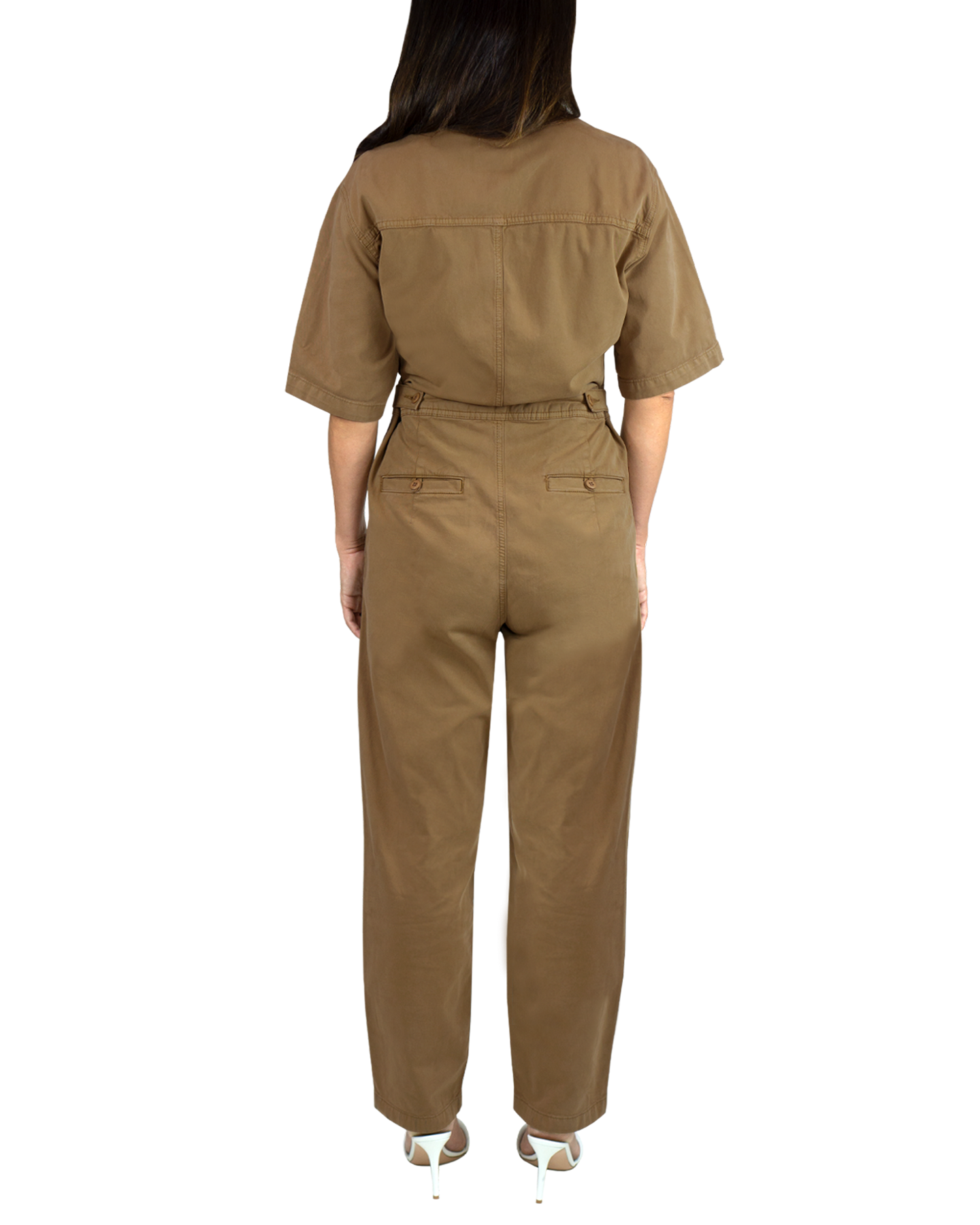 Utility Jumpsuit in Ermine