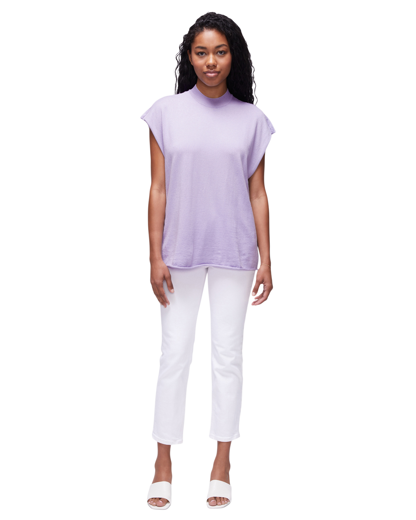 unisex lilac muscle tee