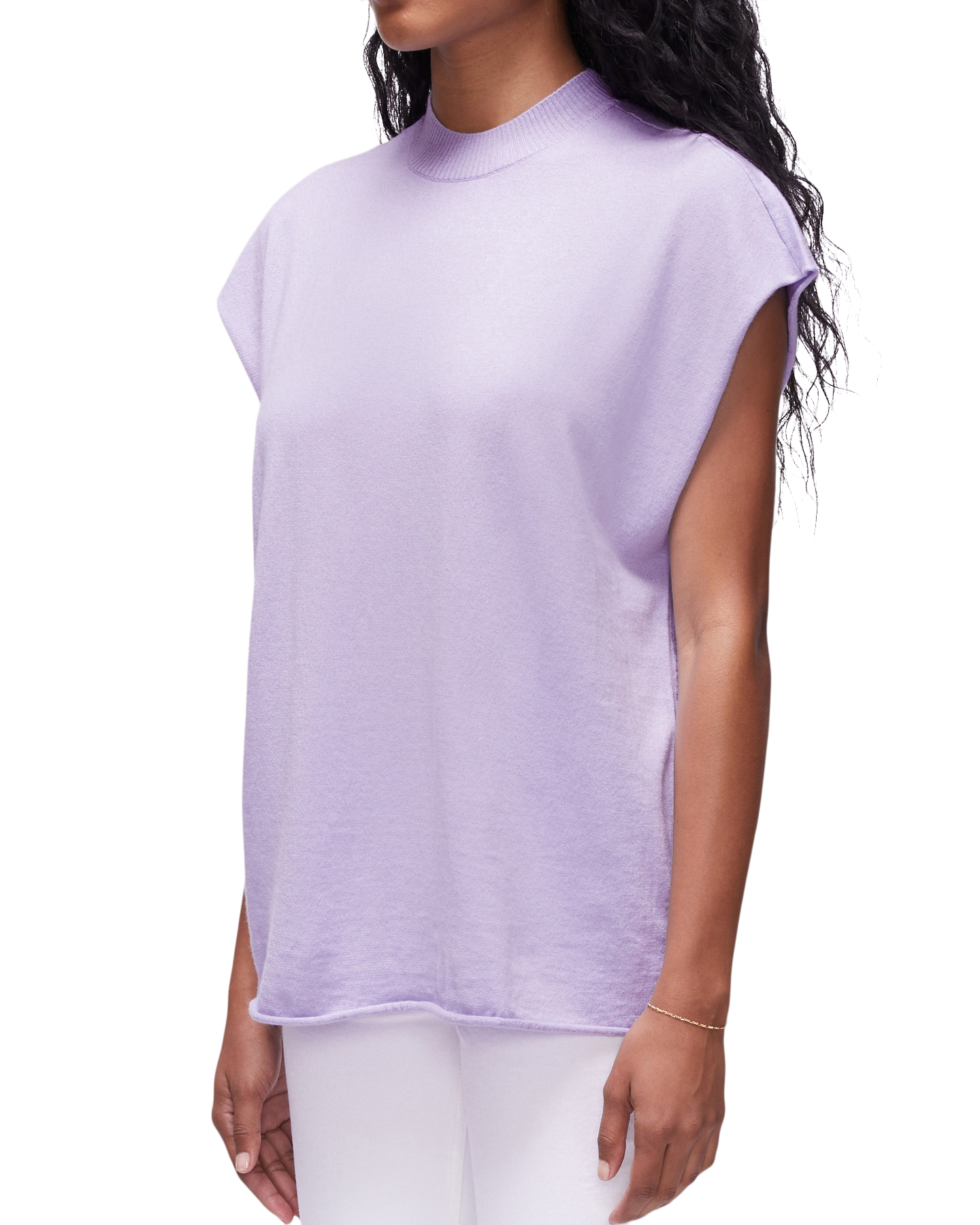 unisex lilac muscle tee