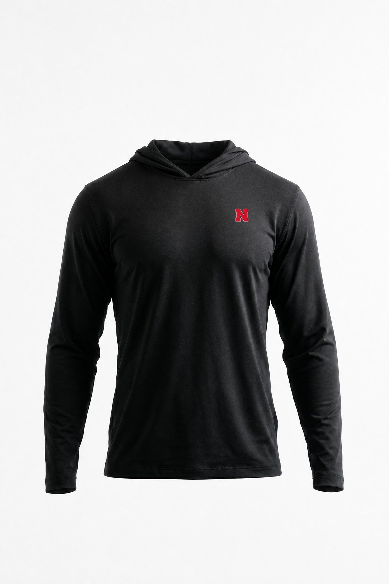 Nebraska Logo Flex Form Mens Hoodie
